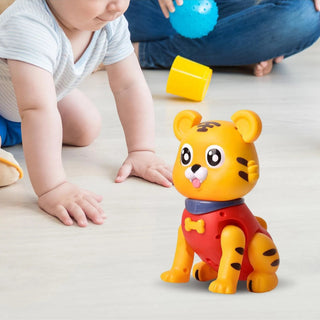 Lovely Jumping Tiger Musical Toy