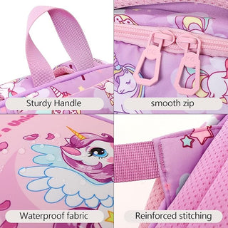 Unicorn Design Backpack for Kids (Purple)