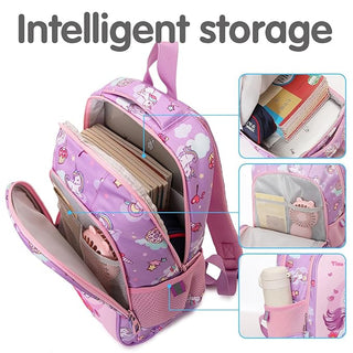 Unicorn Design Backpack for Kids (Purple)