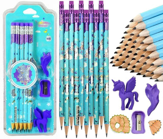 Unicorn Dream 13-in-1 HB Graphite Pencil Set (Random)