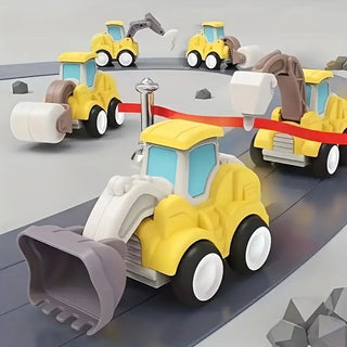 Construction Vehicle Press n Go Toys for Kids (Random) 1pc