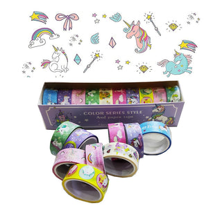 BTS/Unicorn Themed 10-Piece Washi Tape Roll