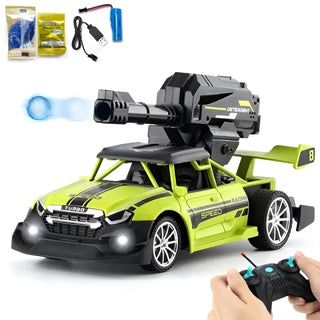 Water Bomb Shooting Remote Control Car for Kids