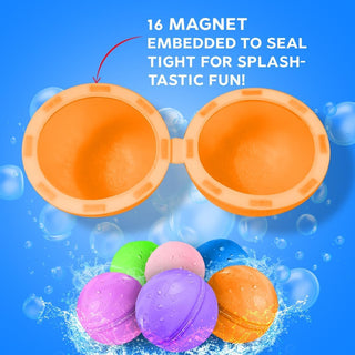 Pack of 12 | Reusable Silicone Water Balloons for Kids & Adults