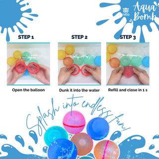 Pack of 12 | Reusable Silicone Water Balloons for Kids & Adults