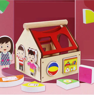 Wisdom House Shape Sorting Toy for Kids