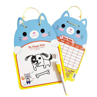 Animal Design Write and Wipe Board for Kids (1pc)