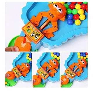 Hungry Frog Game Little Frog Eat Beans Interaction Toys for 4 Players