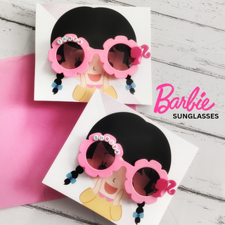 Barbie Theme Customized Name Sunglass (PREPAID ORDERS)