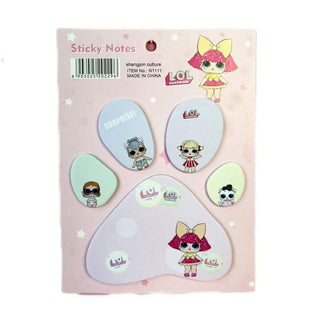 Cute LOL Dolls Cartoon Sticky Notes - 1 pc