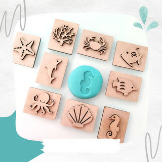 Ocean Play Dough Stamp Set of 9