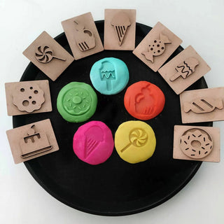 Sweet Treat Play Dough Stamps Set of 9