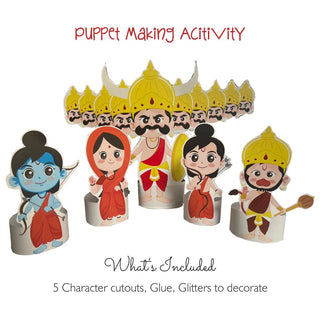 Ramayan Paper Puppet Making Activity