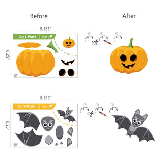 Cut & Glue Activity - Halloween