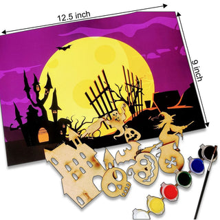 Halloween Create Your Own Spooky Scene Activity