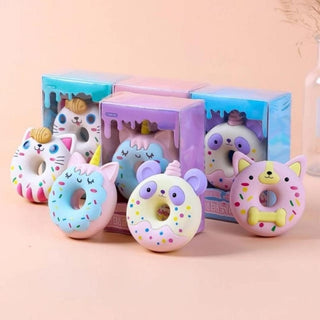 Donut Shaped Erasers for Kids School Stationary Kit for Girls, Boys