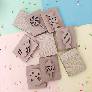 Sweet Treat Play Dough Stamps Set of 9