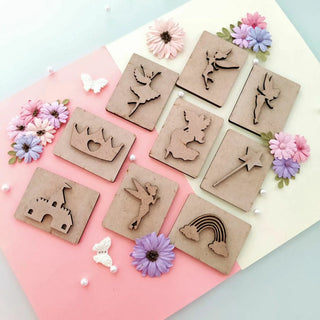 Fairy Theme Dough Stamp Set of 9