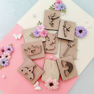 Fairy Theme Dough Stamp Set of 9