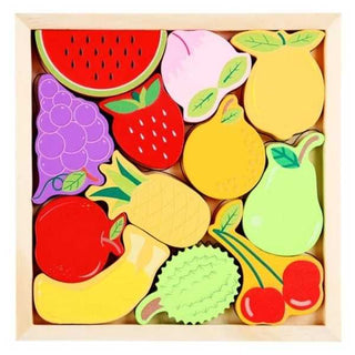 Wooden Educational Matching Stacking Baby Puzzle Board Toy Gift