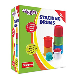 Stacking Drums for Kids - Set of 8