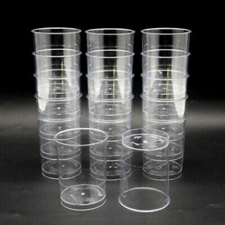 Stylish Transparent Water Glass Set 60 Ml (60 ml, Plastic) ( pack of 3)