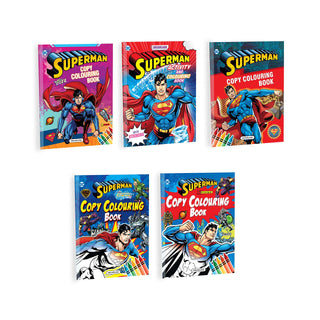 Superman Copy Colouring and Activity Books (Pack of 5)