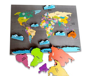 World Continents and Oceans Activity