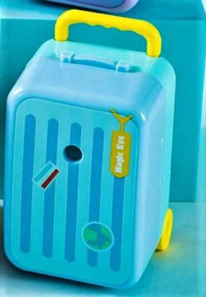 Trolley Bag Shaped Random Pencil Sharpener for Kids