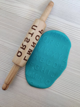 Alphabet Play Dough Rolling Pin