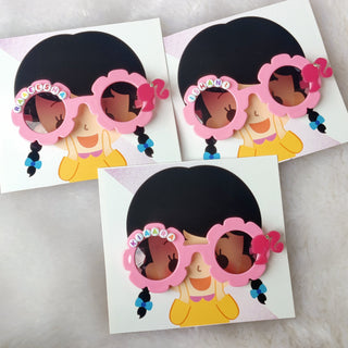 Barbie Theme Customized Name Sunglass (PREPAID ORDERS)