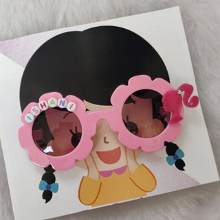 Barbie Theme Customized Name Sunglass (PREPAID ORDERS)