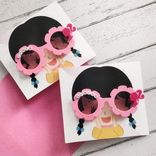 Barbie Theme Customized Name Sunglass (PREPAID ORDERS)