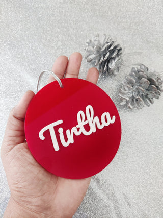 Personalized Christmas Ornaments 1pc (Prepaid Orders)