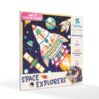 Educational Shape Stickers – Space Explorers