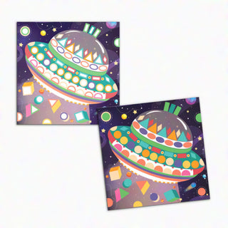 Educational Shape Stickers – Space Explorers