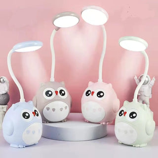 Cute Owl Shape Table Desk Flexible LED Lamp (Without Box)