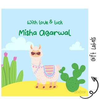 Gift Labels - Llama (24pcs) (PREPAID ONLY)