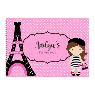 Personalized Sketchbook - Paris Shopping (PREPAID)