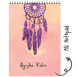 Personalised Notepad - Dreamcatcher - (PREPAID ORDER)