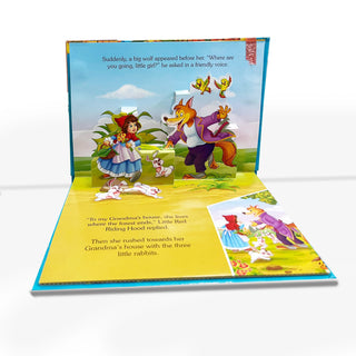 Amazing Little Red Riding Hood Pop Up Fairy Tales Book for Children