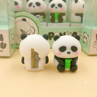 White Panda Pencil Sharpener