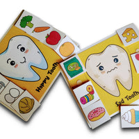 Happy tooth Sad tooth sorting activity