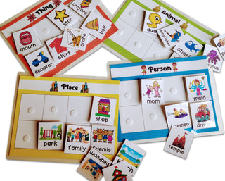 Noun - Person, place, animal and things sorting activity