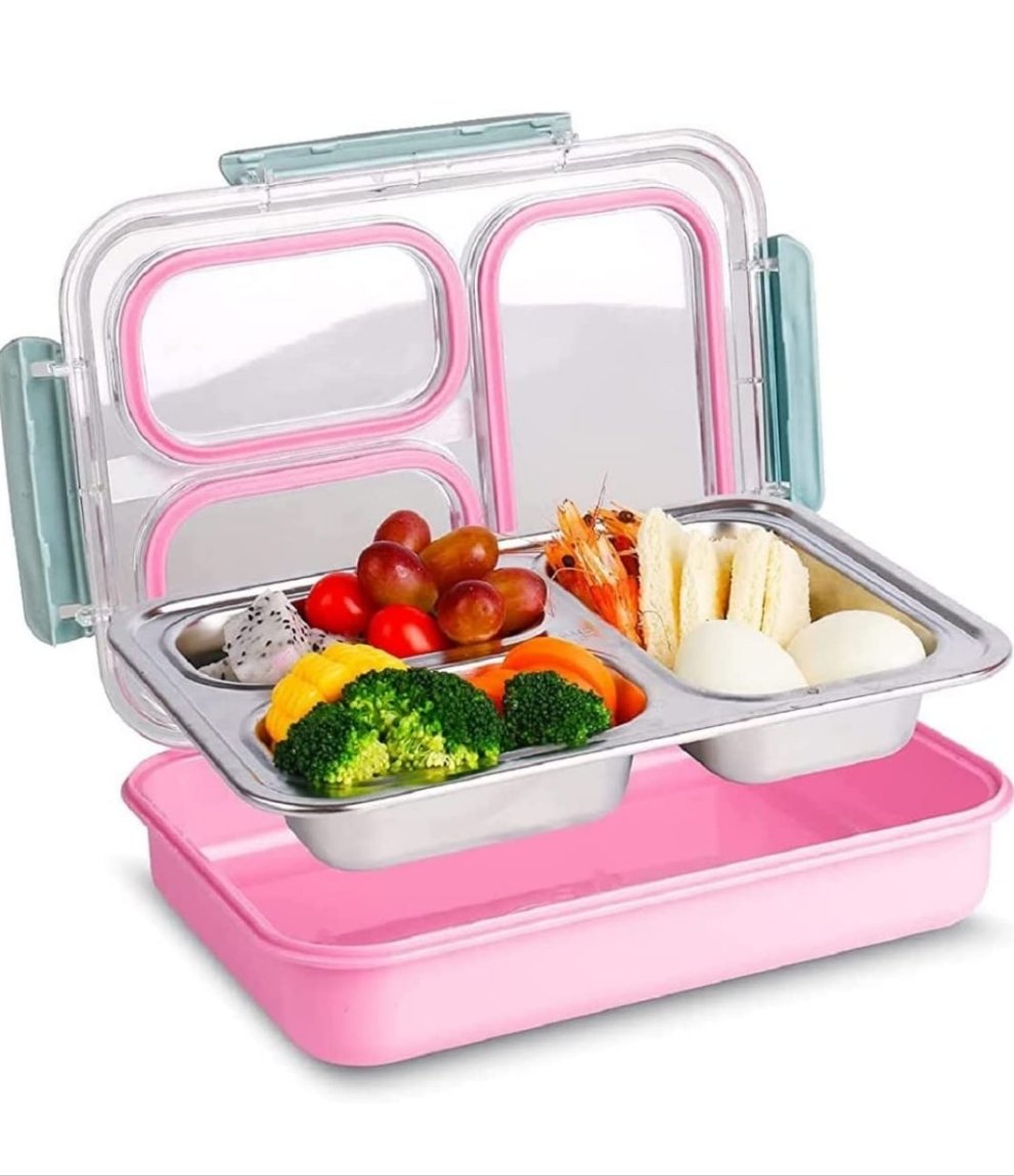 Dear Little Bear Stainless Steel Lunch Box /Tiffin with Matching