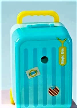 Trolley Bag Shaped Random Pencil Sharpener for Kids