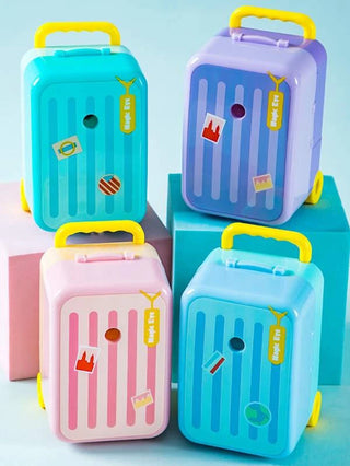 Trolley Bag Shaped Random Pencil Sharpener for Kids