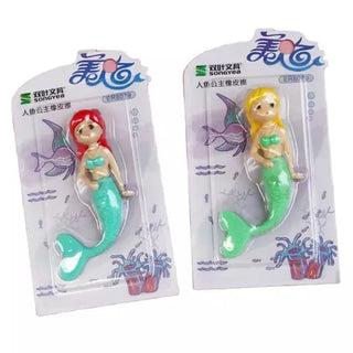 Beautiful Mermaid Ocean Princess Erasers 1pc