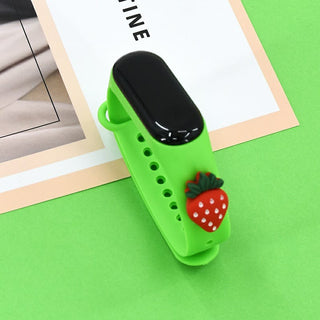 Cartoon Character Waterproof LED Kids Watch