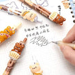 Korean Cute Animal Roll Up Pencil Case